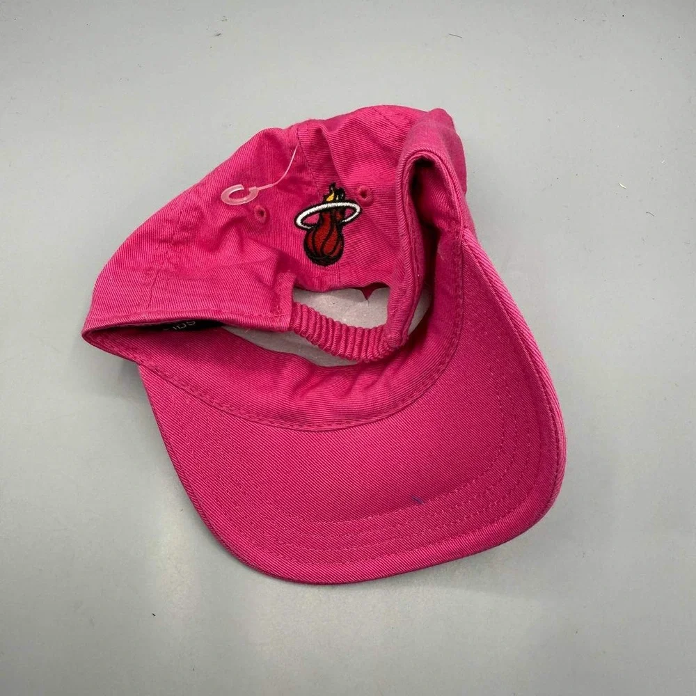 Miami Heat Hat Kids Infant Pink NBA Stretch‎ Strap Back Cap New